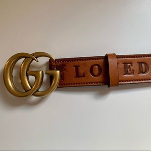 Gucci LOVED GG Marmont belt